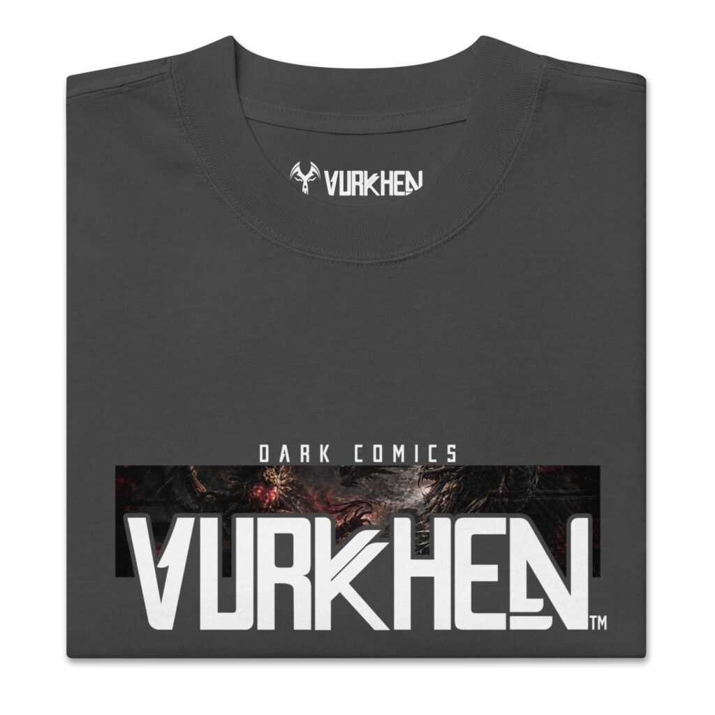 VURKHEN Heavyweight Oversized Tee — Faded Black
