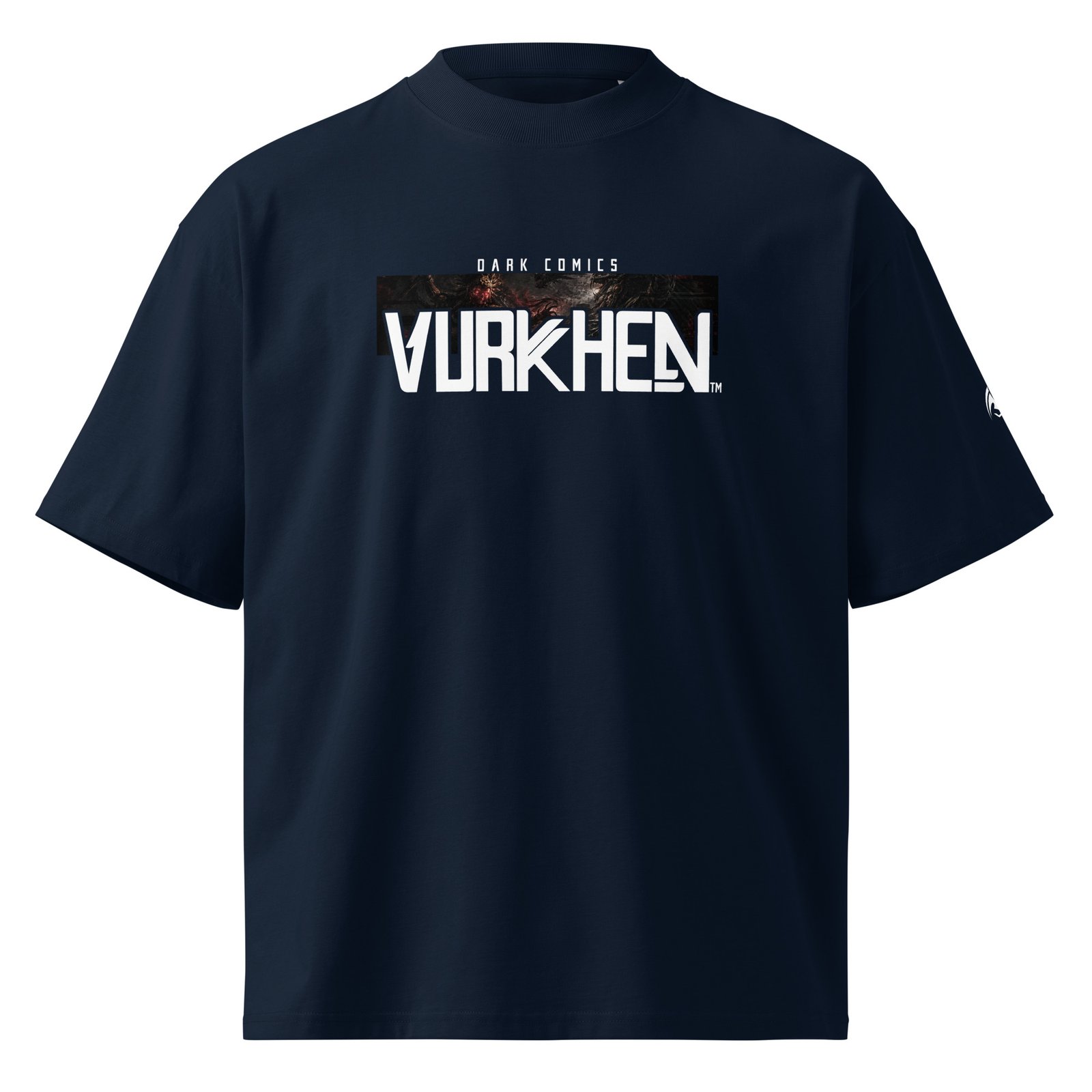 VURKHEN Organic Oversized High Neck T-Shirt